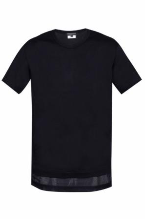 T-shirt wykończony siatką, zdjęcie 1 T-shirt wykończony siatką od Comme des Garcons Homme Plus